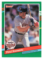 Paul Sorrento - Minnesota Twins (MLB Baseball Card) 1991 Donruss # 745 Mint