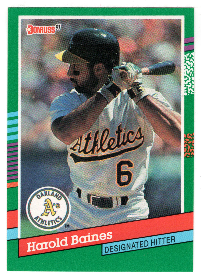 Harold Baines - Oakland Athletics (MLB Baseball Card) 1991 Donruss # 748 Mint