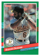Harold Baines - Oakland Athletics (MLB Baseball Card) 1991 Donruss # 748 Mint