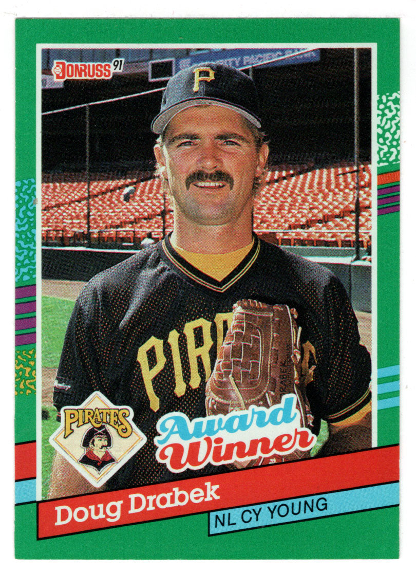 Doug Drabek - Pittsburgh Pirates - NL Cy Young Award (MLB Baseball Card) 1991 Donruss # 750 Mint
