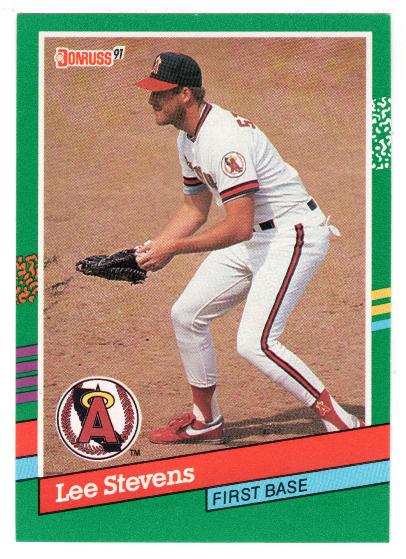 Lee Stevens - California Angels (MLB Baseball Card) 1991 Donruss # 754 Mint