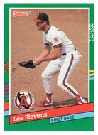 Lee Stevens - California Angels (MLB Baseball Card) 1991 Donruss # 754 Mint
