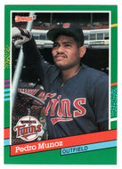 Pedro Munoz RC - Minnesota Twins (MLB Baseball Card) 1991 Donruss # 758 Mint