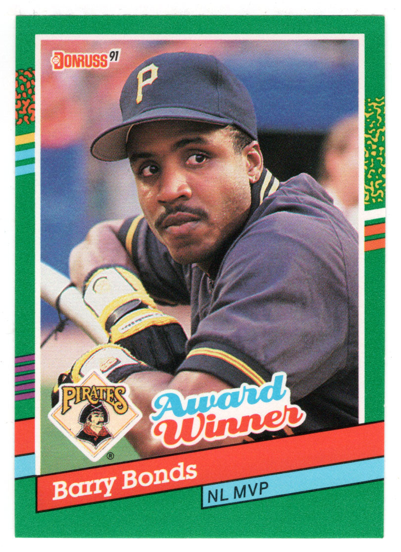 Barry Bonds - Pittsburgh Pirates - NL MVP (MLB Baseball Card) 1991 Donruss # 762 Mint