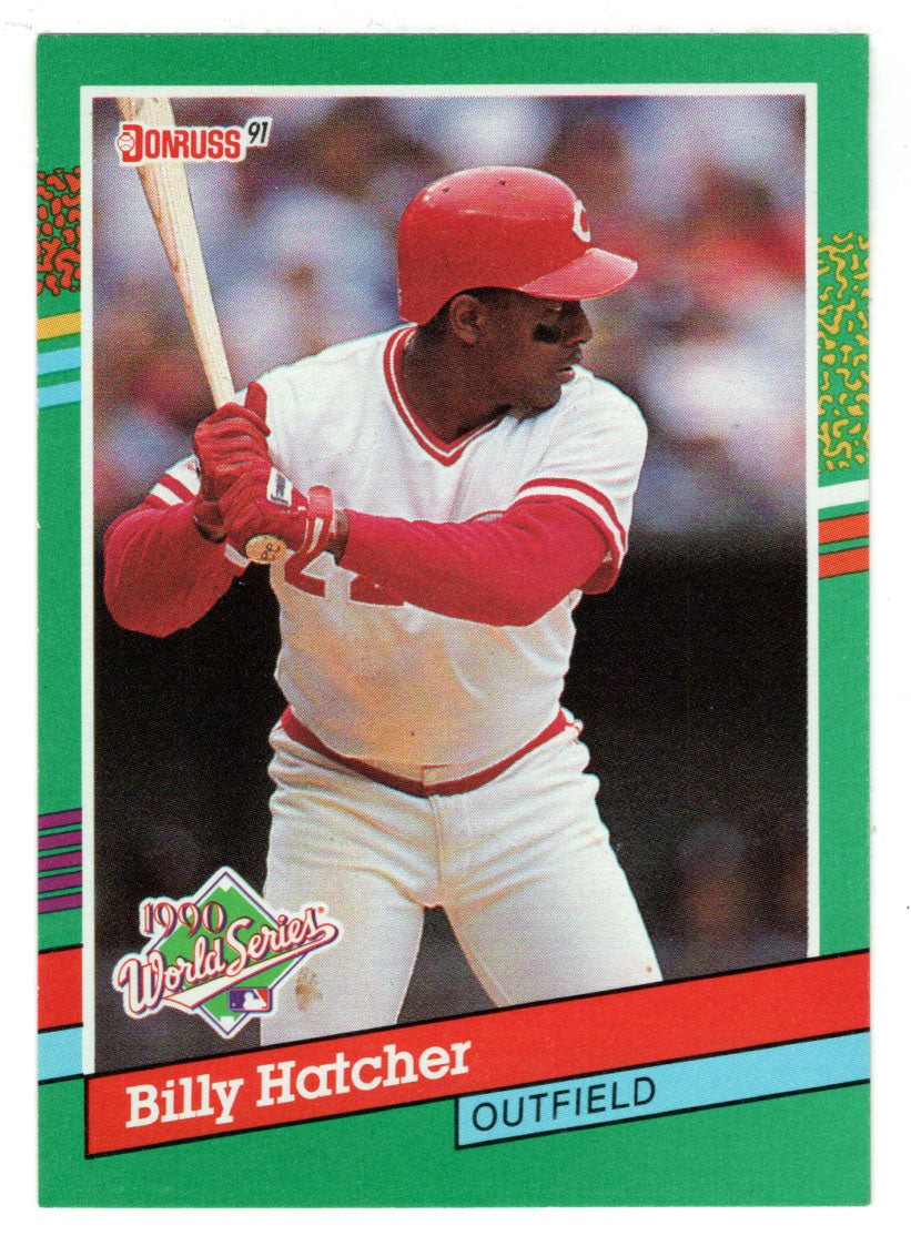 Billy Hatcher - Cincinnati Reds (MLB Baseball Card) 1991 Donruss # 763 Mint