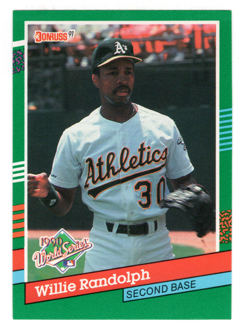 Willie Randolph - Oakland Athletics (MLB Baseball Card) 1991 Donruss # 766 Mint