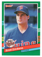 Scott Erickson - Minnesota Twins (MLB Baseball Card) 1991 Donruss # 767 Mint