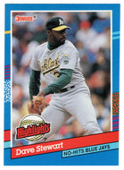 Dave Stewart - Oakland Athletics - Highlights (MLB Baseball Card) 1991 Donruss # BC-4 Mint