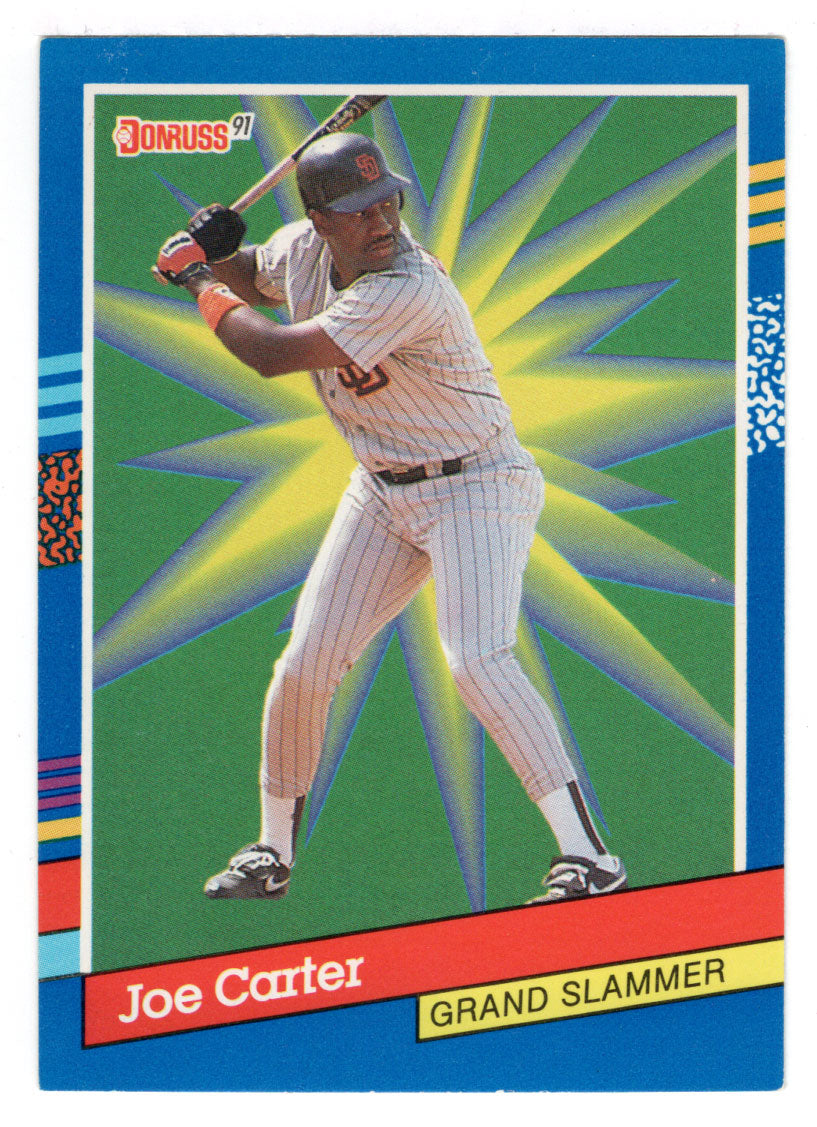 Joe Carter - San Diego Padres - Grand Slammers (MLB Baseball Card) 1991 Donruss # 1 Mint