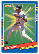 Kal Daniels - Los Angeles Dodgers - Grand Slammers (MLB Baseball Card) 1991 Donruss # 3 Mint