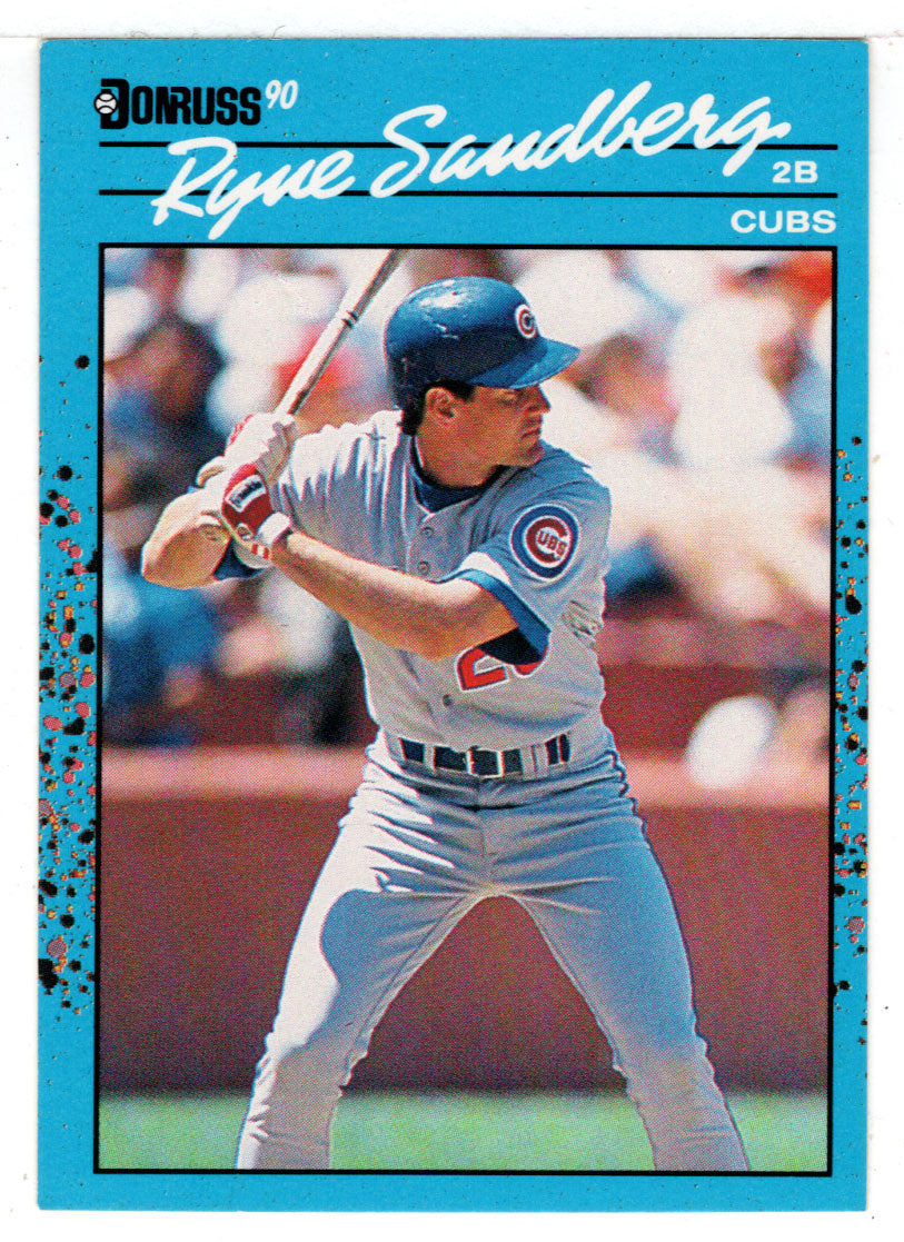 Ryne Sandberg - Chicago Cubs (MLB Baseball Card) 1990 Donruss Best NL # 26 Mint