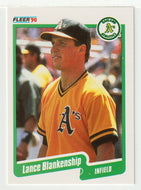 Lance Blankenship - Oakland Athletics (MLB Baseball Card) 1990 Fleer # 1 Mint
