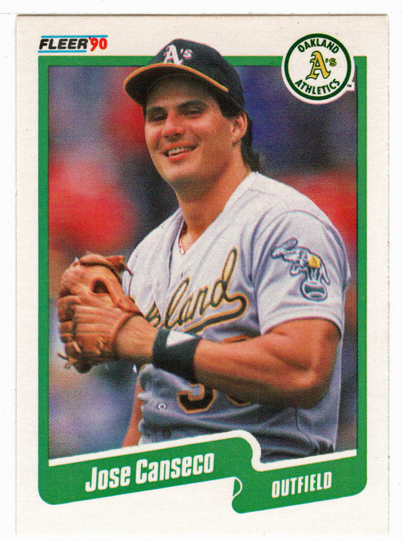 Jose Canseco - Oakland Athletics (MLB Baseball Card) 1990 Fleer # 3 Mint