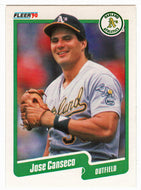 Jose Canseco - Oakland Athletics (MLB Baseball Card) 1990 Fleer # 3 Mint