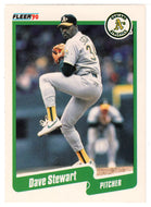 Dave Stewart - Oakland Athletics (MLB Baseball Card) 1990 Fleer # 21 Mint