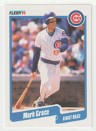 Mark Grace - Chicago Cubs (MLB Baseball Card) 1990 Fleer # 32 Mint