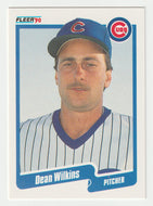 Dean Wilkins RC - Chicago Cubs (MLB Baseball Card) 1990 Fleer # 47 Mint