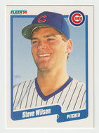 Steve Wilson - Chicago Cubs (MLB Baseball Card) 1990 Fleer # 49 Mint