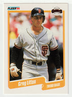 Greg Litton - San Francisco Giants (MLB Baseball Card) 1990 Fleer # 61 Mint