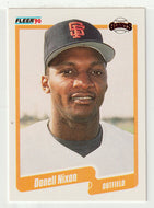 Donell Nixon - San Francisco Giants (MLB Baseball Card) 1990 Fleer # 66 Mint