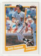 Robby Thompson - San Francisco Giants (MLB Baseball Card) 1990 Fleer # 73 Mint