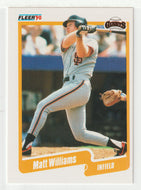 Matt Williams - San Francisco Giants (MLB Baseball Card) 1990 Fleer # 75 Mint