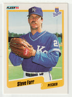 Steve Farr - Kansas City Royals (MLB Baseball Card) 1990 Fleer # 107 Mint
