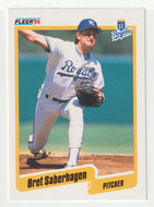 Bret Saberhagen - Kansas City Royals (MLB Baseball Card) 1990 Fleer # 116 Mint