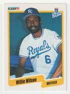 Willie Wilson - Kansas City Royals (MLB Baseball Card) 1990 Fleer # 123 Mint