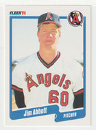 Jim Abbott - California Angels (MLB Baseball Card) 1990 Fleer # 125 Mint