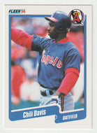 Chili Davis - California Angels (MLB Baseball Card) 1990 Fleer # 129 Mint