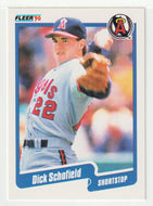 Dick Schofield - California Angels (MLB Baseball Card) 1990 Fleer # 144 Mint