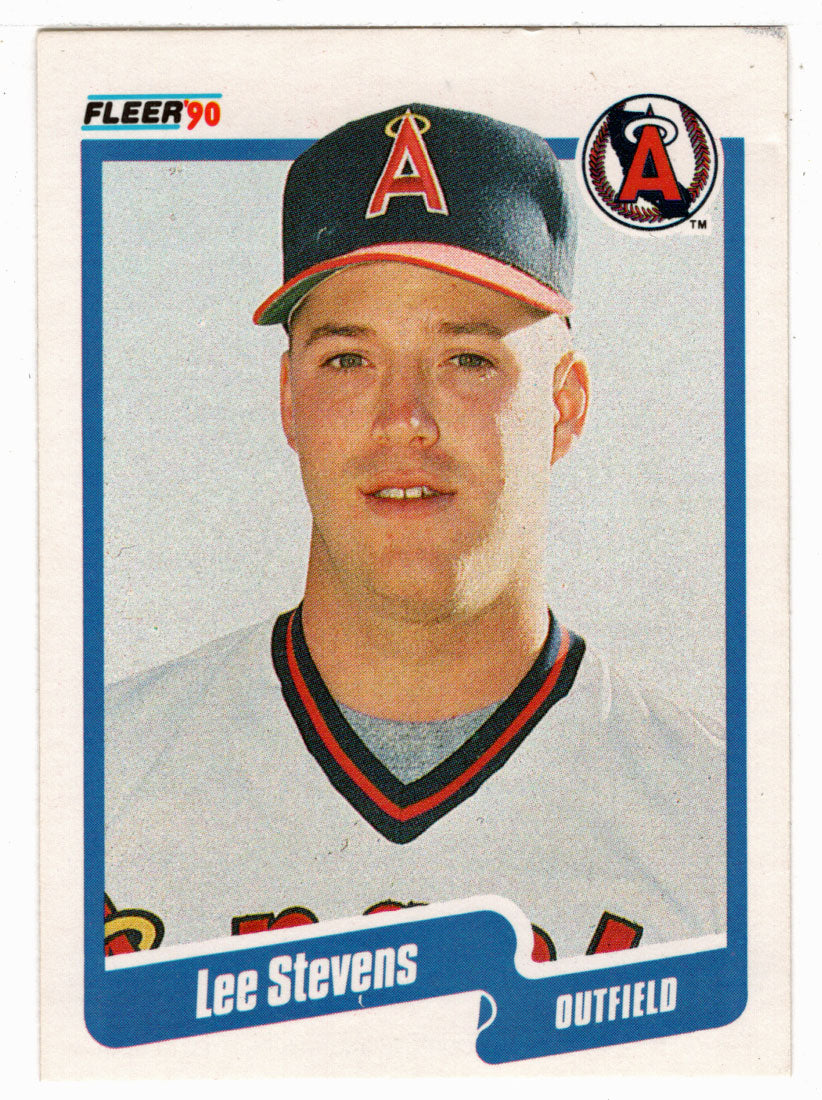 Lee Stevens - California Angels (MLB Baseball Card) 1990 Fleer # 145 Mint