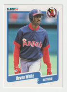 Devon White - California Angels (MLB Baseball Card) 1990 Fleer # 147 Mint