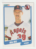 Mike Witt - California Angels (MLB Baseball Card) 1990 Fleer # 148 Mint