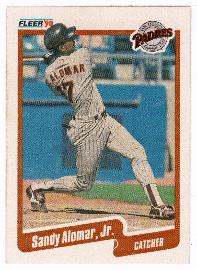 Sandy Alomar Jr. - San Diego Padres (MLB Baseball Card) 1990 Fleer # 150 Mint