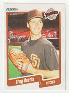 Greg W. Harris - San Diego Padres (MLB Baseball Card) 1990 Fleer # 158 Mint