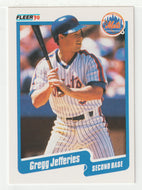Gregg Jefferies - New York Mets (MLB Baseball Card) 1990 Fleer # 207 Mint