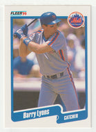 Barry Lyons - New York Mets (MLB Baseball Card) 1990 Fleer # 209 Mint