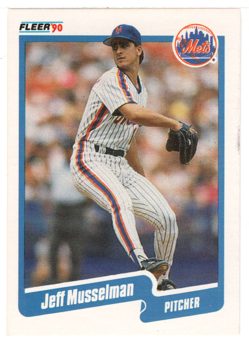 Jeff Musselman - New York Mets (MLB Baseball Card) 1990 Fleer # 212 Mint
