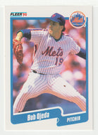 Bob Ojeda - New York Mets (MLB Baseball Card) 1990 Fleer # 214 Mint