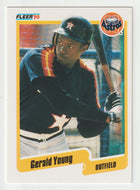 Gerald Young - Houston Astros (MLB Baseball Card) 1990 Fleer # 241 Mint