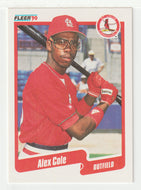 Alex Cole RC - St. Louis Cardinals (MLB Baseball Card) 1990 Fleer # 244 Mint