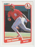 Vince Coleman - St. Louis Cardinals (MLB Baseball Card) 1990 Fleer # 245 Mint
