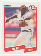 Ken Hill - St. Louis Cardinals (MLB Baseball Card) 1990 Fleer # 251 Mint