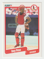 Tony Pena - St. Louis Cardinals (MLB Baseball Card) 1990 Fleer # 256 Mint