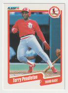 Terry Pendleton - St. Louis Cardinals (MLB Baseball Card) 1990 Fleer # 257 Mint