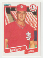 Scott Terry - St. Louis Cardinals (MLB Baseball Card) 1990 Fleer # 261 Mint