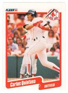 Carlos Quintana - Boston Red Sox (MLB Baseball Card) 1990 Fleer # 283 Mint