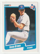 Kevin Brown - Texas Rangers (MLB Baseball Card) 1990 Fleer # 291 Mint